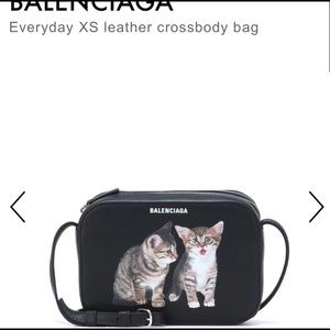 Balenciaga everyday leather crossbody bag